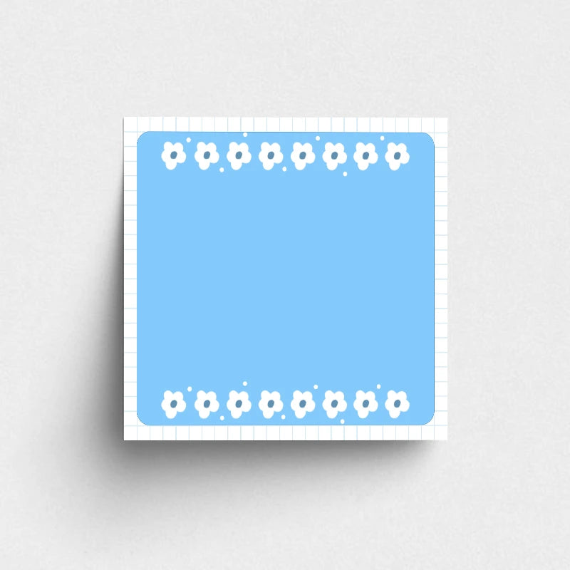 Azure Blue Cherry Sticky Notes