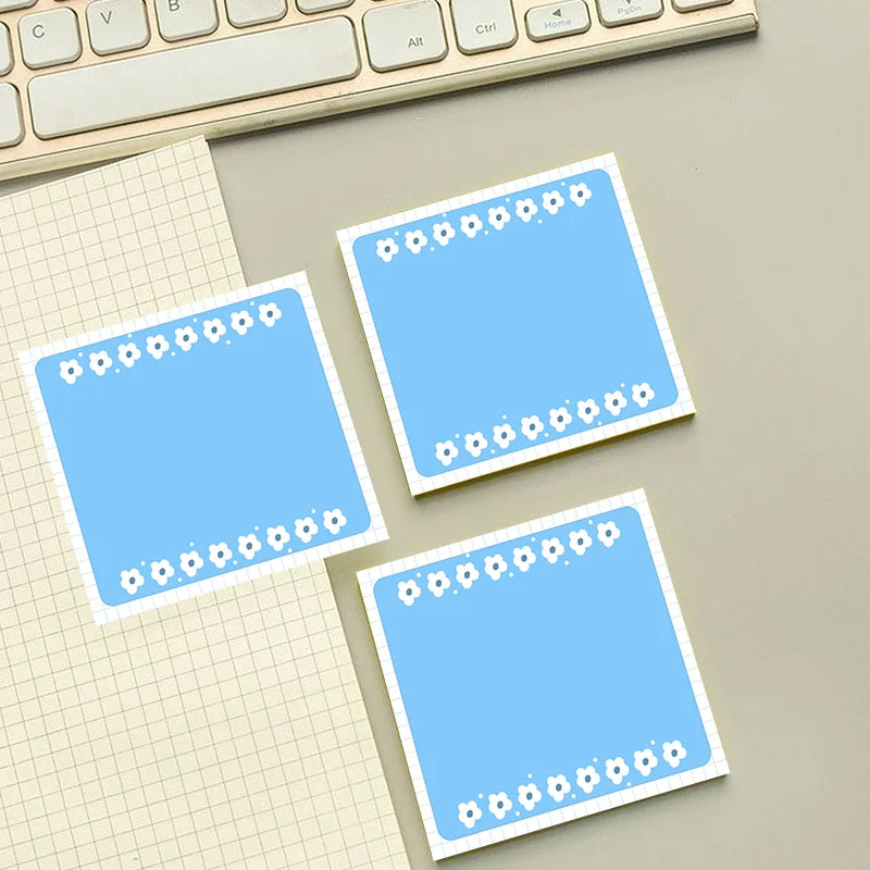 Azure Blue Cherry Sticky Notes