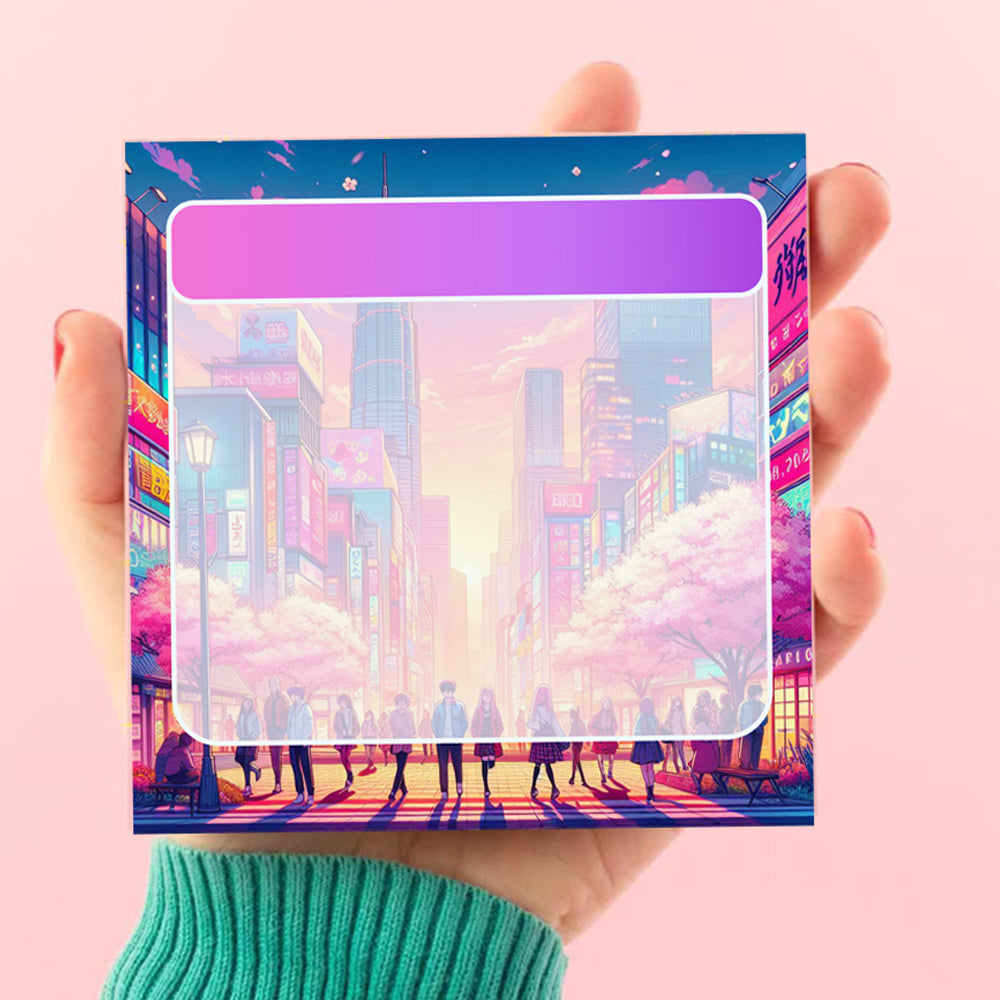 Anime City Sticky Notes